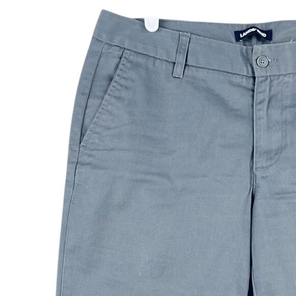 Lands' End Women Lead Color Casual  Pants Sz 10 Straight Leg Mid Rise No stretch - Picture 5 of 12